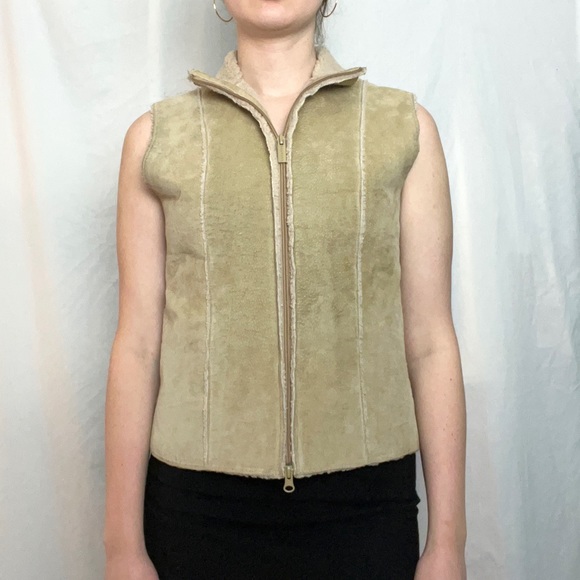 Vintage Express Tan Suede Vest ❤️🔥✨ - Picture 1 of 7